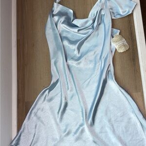 Altar'd State halter Light Blue Dress